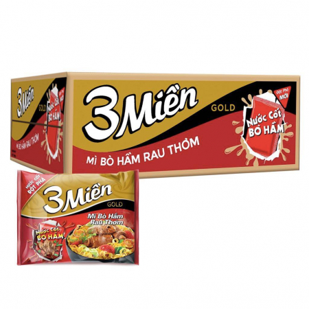Mì bò hầm rau thơm