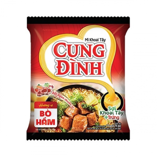 Mì khoai tây bò hầm cung đình